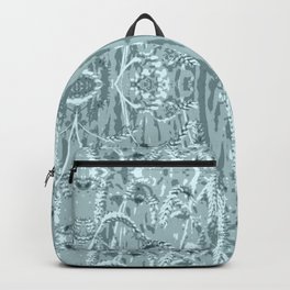 The Last Wheat of Summer Blue Pattern Backpack