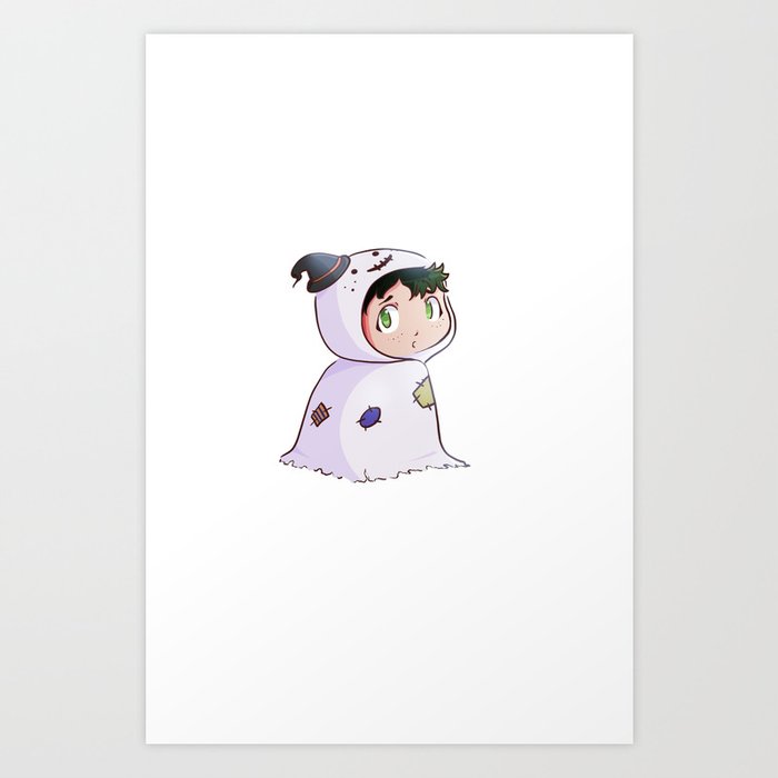 Deku Halloween Art Print By Lavolperosso Society6