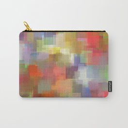 Padparadscha Cubism Carry-All Pouch | Irissandkuhler, Orange, Digital, Other, Padparadscha, Photo, Rectangles, Squares, Pink, Digital Manipulation 