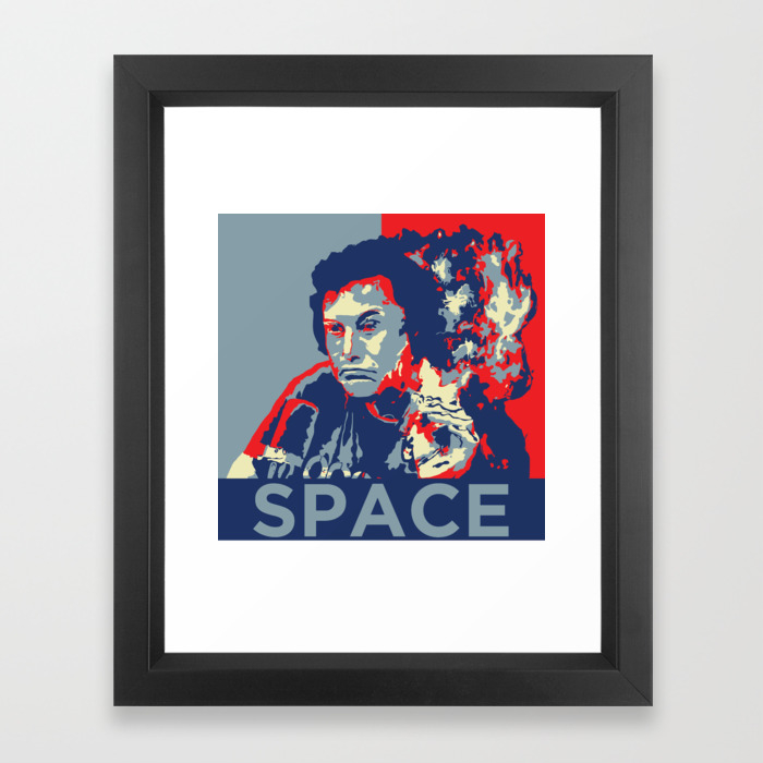 Elon Musk Space Poster Framed Art Print By Raulchirai Society6