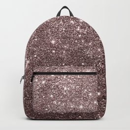Modern mauve burgundy rose gold glitter Backpack
