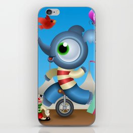 Little Elephant in the circus iPhone Skin