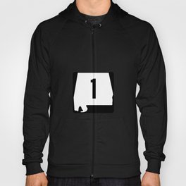Shield of Alabama State Route 1 Hoody