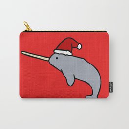Christmas Narwhal Carry-All Pouch