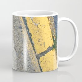 Blue Water Yellow Line Coffee Mug