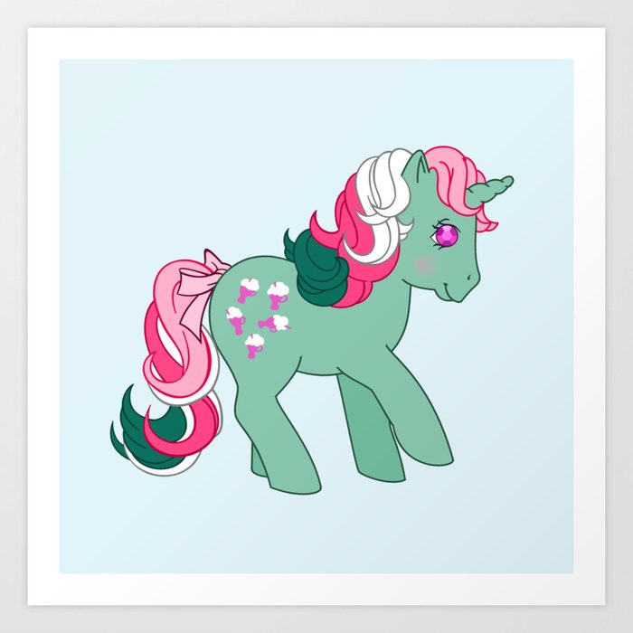g1 my little pony Fizzy Art Print by 