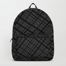 Ambient 32 Backpack | Graphic Design, Black and White, Pattern, Architecture 
