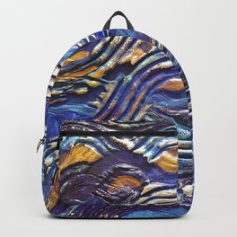 Abstract nautical background Backpack