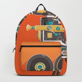 Cine: Orange Backpack
