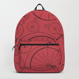 Vintage cycle red Backpack