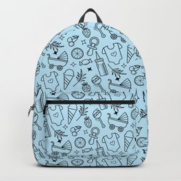 Pacify Me Blue Backpack