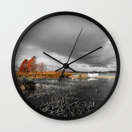 A Moody Winter's Day Wall Clock