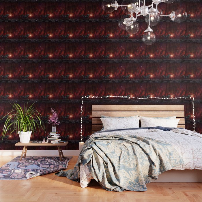 Black Unicorn On The Stage Wallpaper By Annartshock Society6