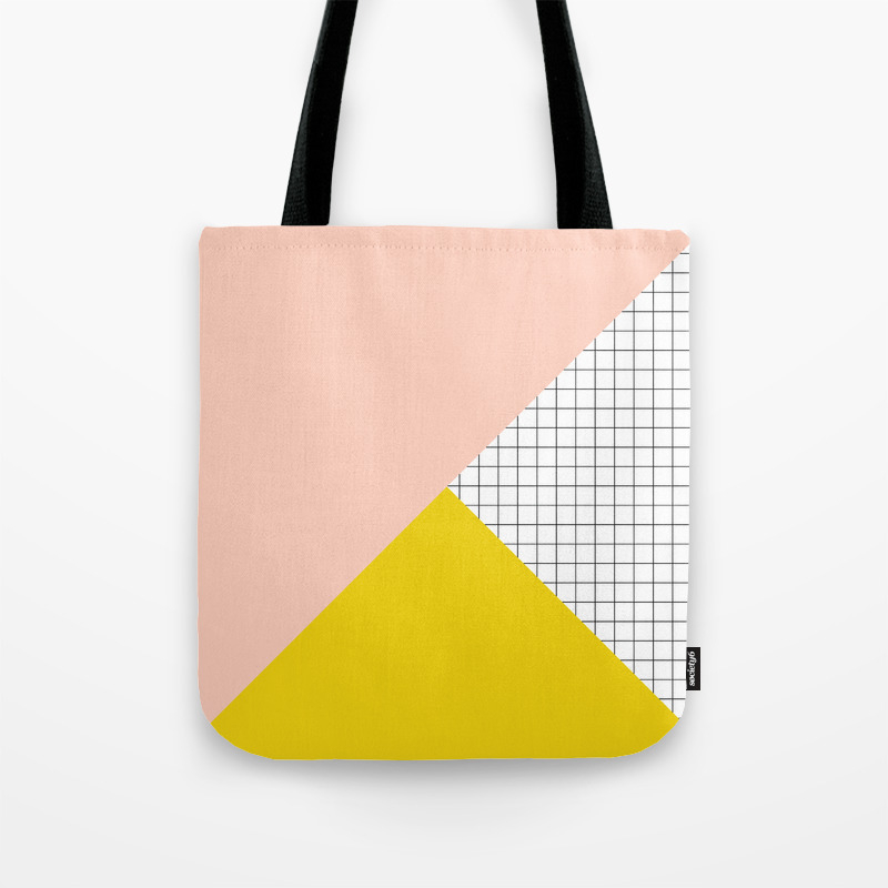 mustard tote bag