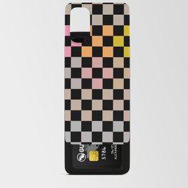 Pastel Colors Checkerboard Android Card Case