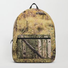 Aspen Spring // Morning Ground Growth Among the Trees Peaceful Scene Backpack