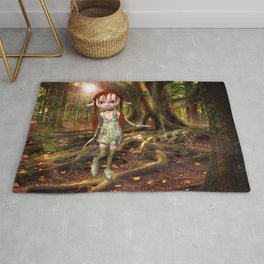 Elf and Treehouse Rug