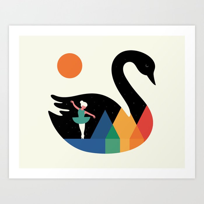Discover the motif SWAN DANCE by Andy Westface  as a print at TOPPOSTER
