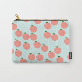 Funny Peach Carry-All Pouch | Funnyfruit, Pinkdecor, Peachpattern, Pink, Bluedecor, Funnygift, Peachdecor, Peachkitchen, Fruitpattern, Fruitlovergift 
