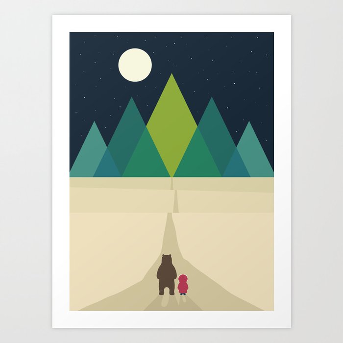 Discover the motif LONG JOURNEY by Andy Westface as a print at TOPPOSTER