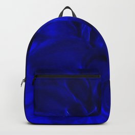 Royal Blue Fractal dahlia Backpack