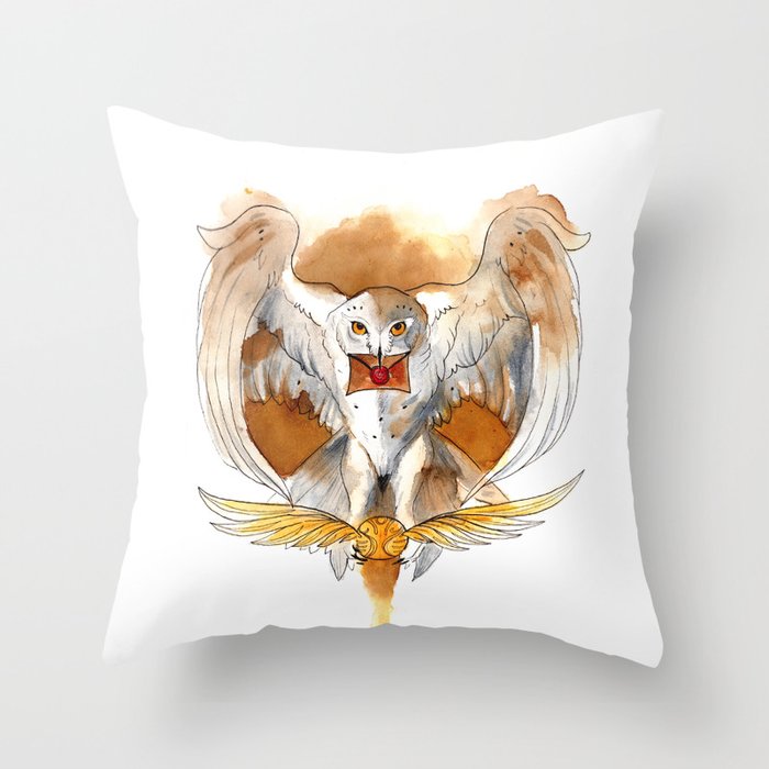 hedwig plush pillow