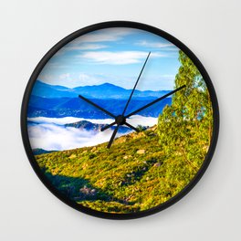 Above the Clouds Wall Clock