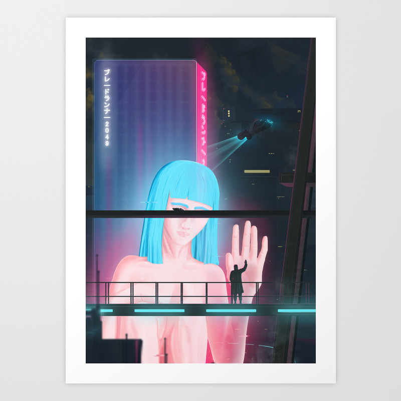 Joe Joi Blade Runner 2049 Art Print By Sd84 Society6