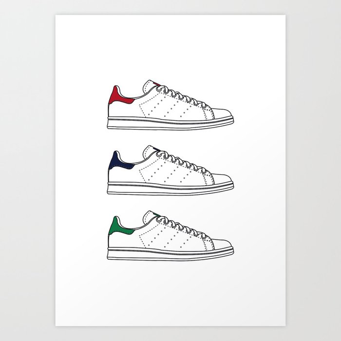 Stan Smith - Adidas originals Art Print 