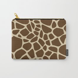 Giraffe Print Pattern Carry-All Pouch