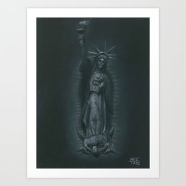 Virgen de Nueva York Art Print