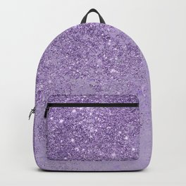Modern elegant lavender lilac glitter marble Backpack