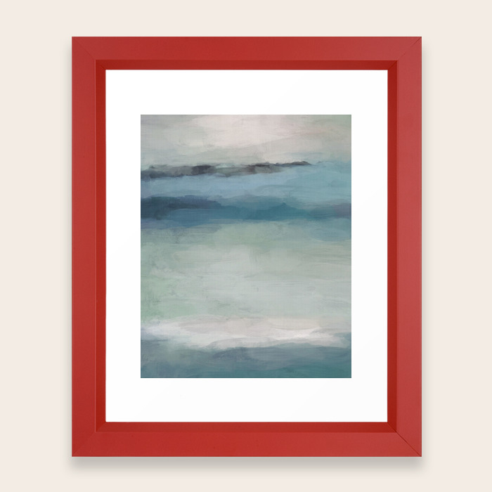 Abstract Painting Light Blue Teal Sage Green Prints Modern Wall Art Affordable Stylish Framed Art Print By Rachelelise Society6 Original, or is produced under license. society6