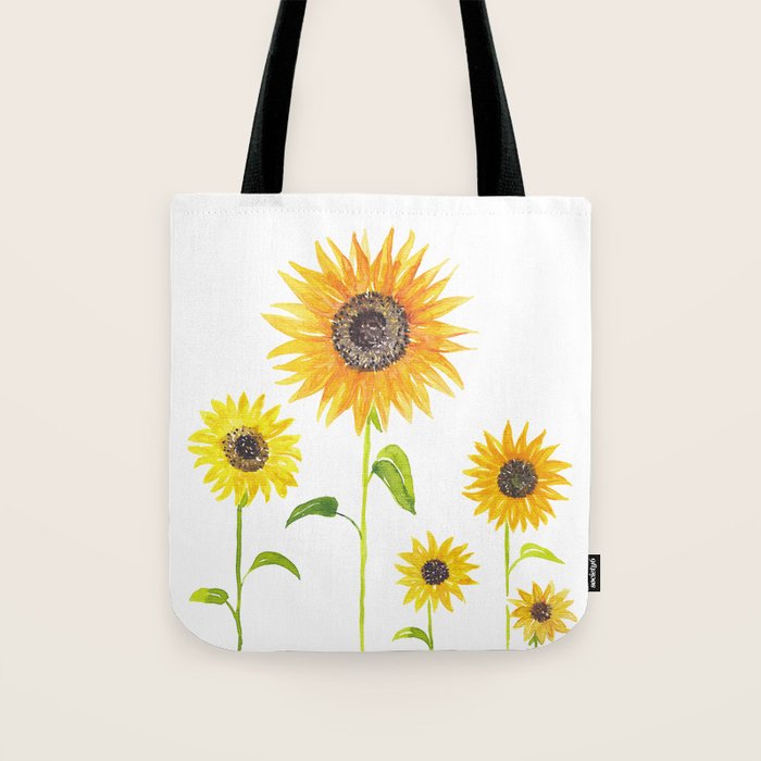 sunflower canvas bag