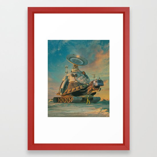 SLOW INTERNET (everyday 10.05.18) Framed Art Print by beeple | Society6