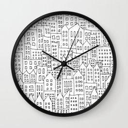 Coit City Pattern 1 Wall Clock