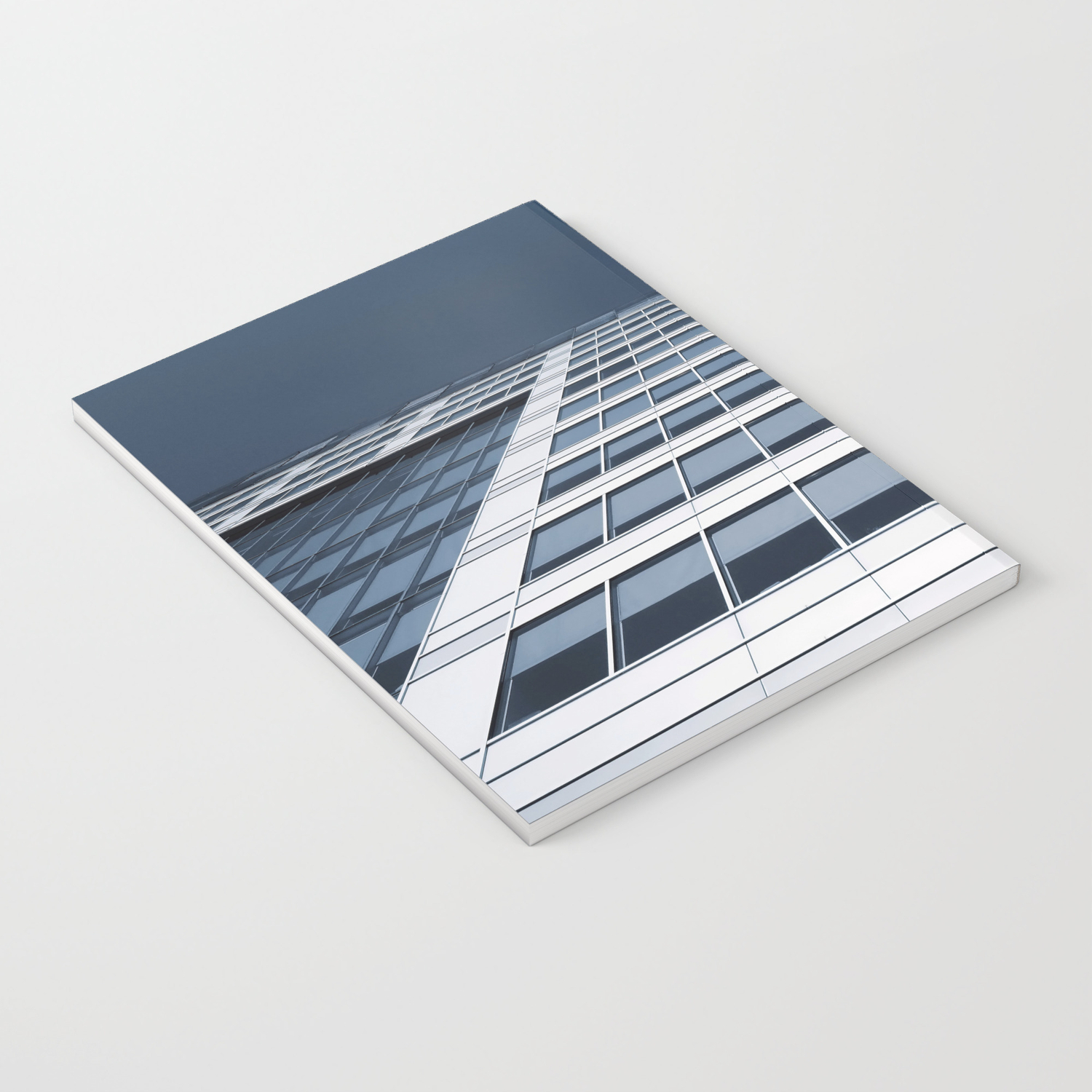 Abstract Low Angle View Of Commercial Building Notebook By Hamik Society6