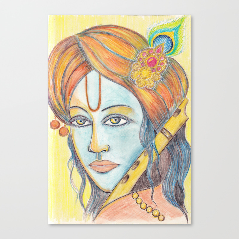 [Get 45+] Canvas Lord Krishna Painting Images