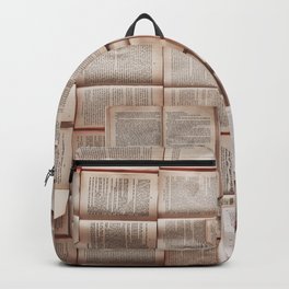Open Books Library Bookworm Reading Backpack