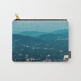 Portland Skyline with Mount Hood Carry-All Pouch