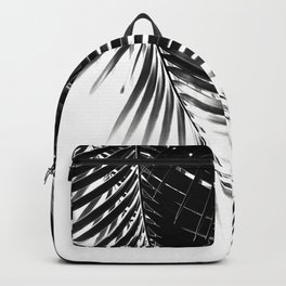 Palm Leaves Black & White Vibes #1 #tropical #decor #art #society6 Backpack