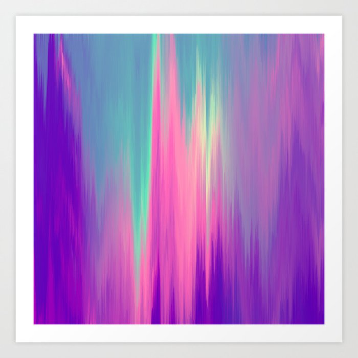 Beautiful Mermaid Colors Art Print By Nlmiller07art Society6
