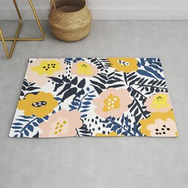 Annicks floral, modern pattern: matching to design for a happy life  Rug