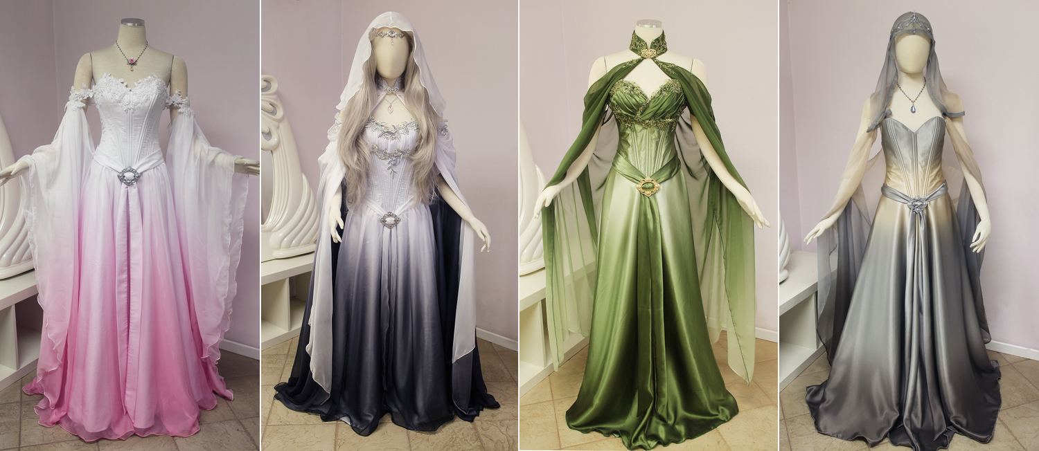 elven bridesmaid dresses