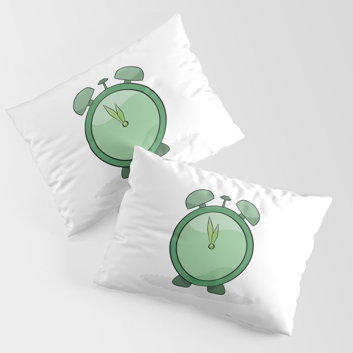 Green Alarm Clock Pillow Sham By Radek Muhl Society6 Green Alarm Clock Pillow Sham By Radek, Alarm Clock Pillow