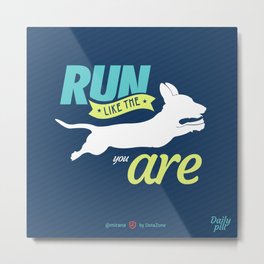 Run Like Dogs Metal Print