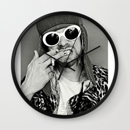 Cobain Nirvana Art Print Poster Wall Clock