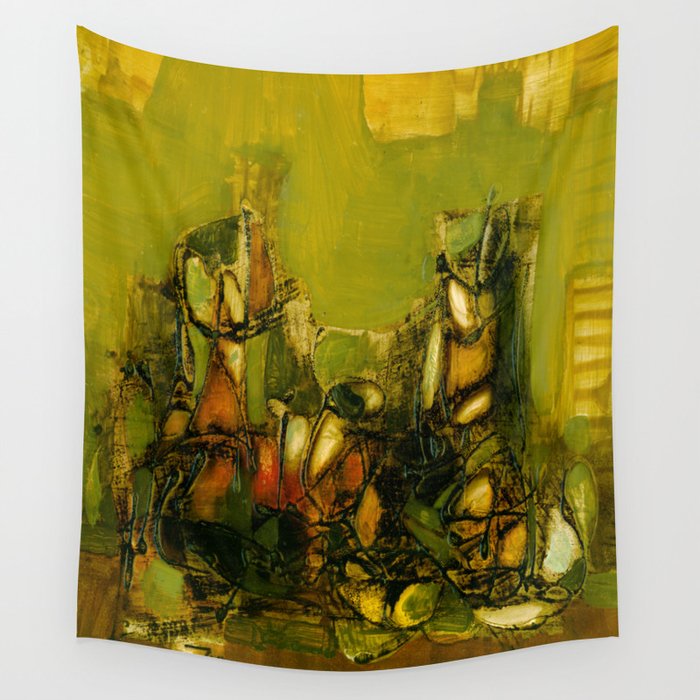 Abstract Nude Oil Painting Wall Tapestry By Vayerart Society6