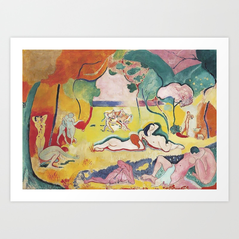 matisse le bonheur de vivre the joy of life by henri matisse art print by zestforart