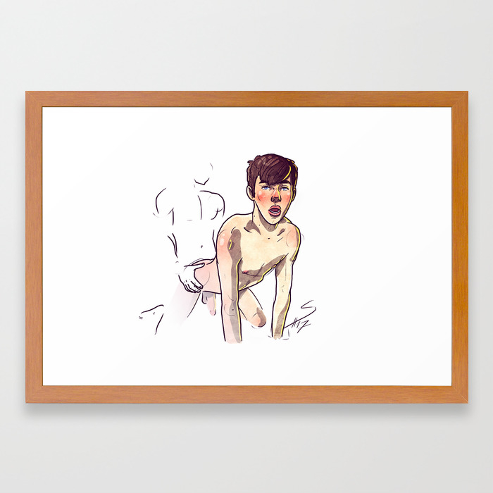 Soft Grunge Porn Framed Art Print by prostituteofart | Society6